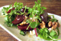 Beet Salad with Toasted Walnuts and Orange Ginger Dressing