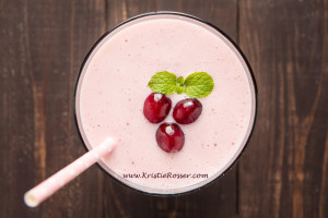 cranberry smoothie