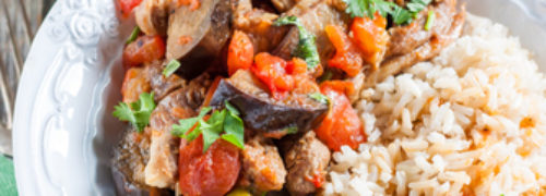 Moroccan Stew with Coconut Rice