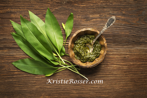 shutterstock_pesto with basil leaf