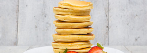 Vanilla Banana Protein Pancakes
