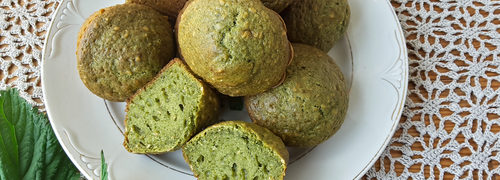 Healthy Green Omega Muffins